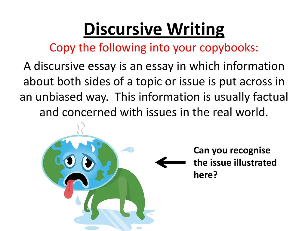 The Difference Between Discursive & Argumentative Essays
